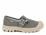 Palladium Unisex Pampa M Washed Mary Jane Flat, Vetiver, 38 EU