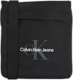 Calvin Klein Herren Umhängetasche Sport Essentials Flatpack mit Logo, Schwarz (Na Black), Einheitsgröße