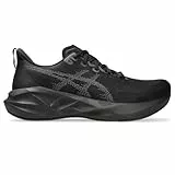 ASICS Herren NOVABLAST 5 Laufschuhe, Schwarz, Grau (Black/Carrier Grey), 45 EU