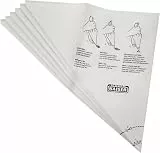 Original Kaiser Classic Einweg Spritzbeutel 6 Stück, Einwegspritzbeutel, kunststoffbeschichtetes Spezialpapier, hygienische Einmalanwendung, Schneidehilfslinie