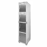 Seville Classics Schliessfachschrank, 38.1 x 45.7 x 183 cm (LxBxH), grau