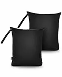OTraki 2 Stück Nassbeutel Schwimmen 40 x 50 cm, Wetbag Schwimmsachen mit Reißverschluss Wäschebeutel Reise für Schmutzwäsche Wiederverwendbare Kulturbeutel für Badekleidung, Windelbeutel für Unterwegs