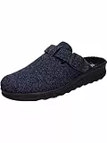 Westland Herren Pantoletten Metz 240, Männer Hausschuhe,Weite G 1/2 (Normal),Home-Slipper,House-Slipper,patschen,dunkelblau,44 EU / 9.5 UK