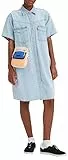 Levi's Damen Elowen Western Dress Indigo Stonewash (Blau) XL -
