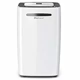 Pro Breeze Luftentfeuchter 20L in 24h Entfeuchtungsleistung - Raumgröße ca. 195m³ (~30 m²) - mit 4 Betriebsarten, Digitalanzeige, Ablaufschlauch, Wäschetrocknung, Timer - Gegen Feuchtigkeit, Schimmel