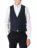 Roy Robson Herren Slim Anzugweste,per Pack Blau (Dunkelblau 19),46