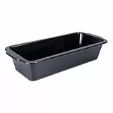 Städter Brotbackform EMAILLE Black Edition, 35 x 14,5 x 8 cm, Emailliert & Schnittfest, Kastenform für Sauerteig, Backform temperaturbeständig bis 300°C, made without PFAS