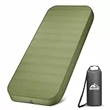 OUTSKIRT Isomatte Selbstaufblasend, 10cm Dick Selbstaufblasbare Luftmatratze Mit Pumpsack, 9.5 R-Wert Camping Matratze, Camping Schlafmatte FüR Wandern, Reisen, Auto Und Zelt, 4-Jahreszeiten-Modell