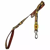 Harry Potter Premium-Hundeleine, Größe M, Karabiner für Halsband enthalten, Polyester, Design von Gryffindor, Originalprodukt, entworfen in Spanien