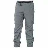 Trespass Herren Insektenabwehrende Schnelltrocknende Hose mit UV-Schutz und abnehmbaren Hosenbeinen Rynne, Carbon, L, MABTTRN10002_CBNL