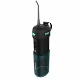 Cecotec Reise-Munddusche Compact und Leicht ToothCare Jet Clean Splash. Dental-Irrigator mit 3 Modi, 8 Intensitäten, 150ml Kapazität, IPX7, Inklusive 3 Austauschdüsen