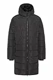 NORTH BEND NBAmare Herren Steppmantel Winterjacke Outdoorjacke atmungsaktiv wasserdicht winddicht mit Kapuze Kordelzug Reißverschlusstaschen TPU-Membran, Größe:L, Farbe:Phantom (1016)