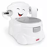 Fisher-Price Lern-Töpfchen – interaktives Kinder-Töpfchen mit Licht & Sound, musikalisches Toilettentraining, realistisches Design mit Deckel & Spülgeräusch, Töpfchentrainer für Kleinkinder