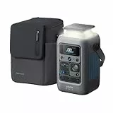 Anker SOLIX C300 DC Powerbank Powerstation + Schutztasche, 288Wh Akku für mehrere Geräte, LiFePO4 Akku, 300W Solargenerator, Für Camping, Reisen, Notfälle (Netzteil Nicht im Lieferumfang)