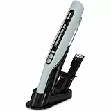 Trisa Handstaubsauger Akku Kabellos 120W – Autostaubsauger mit 30 Min Laufzeit, HEPA Filter, LED Display, Ladestation, Beutellos für Auto & Polster, Weiss
