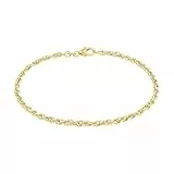 Amor Armband Damen Armschmuck, 19 cm, Gold, Kommt in Schmuck Geschenk Box, 2019974