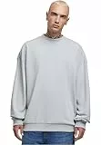 Urban Classics Herren Sweatshirt Light Terry Crew, lässiger Pullover für Männer, Rundhalsausschnitt, Oversized Fit