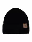 Occulto Damen & Herren Merino Wollmütze (Model: Vala), Wintermütze Schwarz