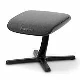 noblechairs Footrest V2.0, TX Edition, 45-Grad Neigung, Premium Materialien, Stoffbezug, Anthrazit Grau