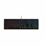 CHERRY G80-3000N RGB, Mechanische Gaming-Tastatur mit RGB-Beleuchtung, Deutsches Layout (QWERTZ), Kabelgebunden, Original MX SILENT RED Switches, Schwarz