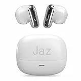 JAZ Orion – Semi-In-Ear True Wireless Stereo Ohrhörer, Ultrakompakt, Ladeetui, Integriertes Mikrofon, Touch-Steuerung, für Smartphone, Tablet, Laptop, 20 Stunden, Weiß
