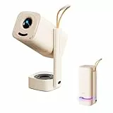 Mini Beamer【Dolby Audio & Turbo Sonic Bass】Yaber T1 Pro Smart Beamer Full HD 1080P mit HDR 10, WIFI6 und Bluetooth 5.4, Unterstützt 180° Drehung, Autofokus & Keystone, Tragbarer Projektor für Heimkino
