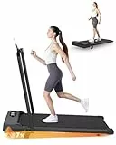 HomeFitnessCode Laufband Klappbar mit Neigung - Walking Pad Laufpad für Zuhause Steigung Gehband unter Schreibtisch Band Treadmill, Schwarz