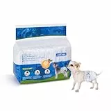 Nobleza Hund Windeln Einweg Weiblich Welpen Training Windeln Super Absorbent Pet Wraps 12 Pack, Größe XS