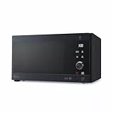 LG MH6565CPW Mikrowelle mit Grill und Digitalanzeige, 25 Liter und 1000 W, LG Mikrowelle mit Smart-Inverter-Funktion und EasyClean, hält Geschmack und Nährstoffe, Schwarz