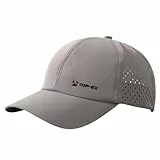 TOP-EX XL/XXL Atmungsaktivem Baseball Cap Herren UPF 50 Running Cap Sommer Kappe Sonnenhut Basecap Sports Golf Cap 95556-Dunkelgrau L/XL