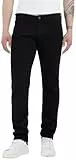 Replay Herren Jeans Anbass Slim-Fit, Black 098-2 (Schwarz), 31W / 32L