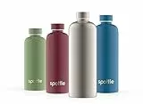 spottle Edelstahl Trinkflasche 750 ml – Thermosflasche aus Metall, doppelwandig, vakuumisoliert, Kohlensäure geeignet, auslaufsicher, spülmaschinenfest