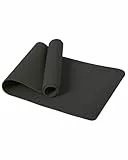 Good Nite Gymnastikmatte Yogamatte Fitnessmatte Rutschfest Trainingsmatte Sport Turn Matten Pilates Matte Bodenturnmatte Mit Tragegurt 183 x 61 x 0.6 cm (Schwarz)