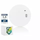 Smartwares Rauchmelder - Austauschbare Batterie - Optischer Sensor - Testknopf - Geräuschlose Funktion - FSM-11710