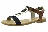 Rieker Damen 64278 Sandalen, Pazifik Amaretto 16, 39 EU