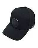 SOURKRAUTS SK II Snapback – Schwarze Baseball Cap mit 3D-PVC Patch & Seitenlogo, verstellbar, One Size, 100% Baumwolle