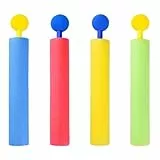 HAMKU 4 Stück Wasserpistole Kinder, Wasserspielzeug Kinder Outdoor, Wasserpistol Schaumstoff