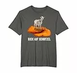 Lustig Schnitzel Kalbschnitzel Fleisch Metzger T-Shirt