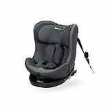 Bebeconfort EvolveFix i-Size, Autositz 360 Drehbar, 0–12 Jahre, 40–150 cm, ISOFIX Kindersitz Drehbar, 9 Kopfstützenpositionen, 5 Liegepositionen, Seitenaufprallschutz, Top Tether, Tinted Graphite