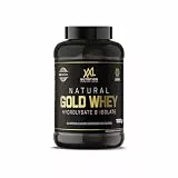 XXL Nutrition - Natural Gold Whey - Der Goldstandard Protein Pulver, Nur Hydrolysat & Molkenisolat von Höchster Qualität, 100% Natürlich - 1000 Gramm - Schokolade