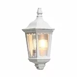 Konstsmide Firenze 7229 Wandleuchte (B: 25cm T: 16cm H: 44,5cm, 1x100W, IP43) matt-weiß