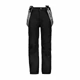 CMP - Kinder-Skioverall aus Twill, Schwarz, 164