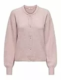 JdY Lumi Life L/S Button Cardiga KNT Noos, Light Lilac/Detail: Melange, M