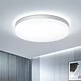 EASY EAGLE LED Deckenleuchte Flach, Rund Deckenlampe 6500k 36W 3600LM, Modern Badezimmer Lampe Badlampe Decke Küchenlampe für Bad Flur Schlafzimmer Balkon Wohnzimmer Küche Keller Lampe Ø23cm