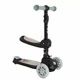 MoMi Debe Roller Kinder ab 1 Jahr bis 50 Kg – Scooter 2-in-1 mit Klappsitz - Kinderroller mit 2 Verstellbare Höhe - Faltbar Tretroller für Indoor & Outdoor - 3 LED-Räder