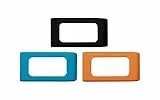 Kingston XS SSD-Gummihülle 3er-Pack – Schwarz, Hellblau, Orange - SNA-XSR1-3P