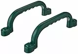 small foot Haltegriffe für Klettergerüste aus robustem, wetterbeständigem Material, für Kinder ab 3 Jahren, 10883, Grün