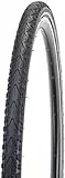 Prophete Fahrradreifen Reifen 28 x 1.75 City Schwarz mit Pannenstopp und Reflexstreifen, 6723