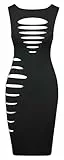Cottelli Party Kleid, Schwarz, XL