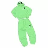 Jogginganzug Kinder Jungen 2-Teilig Trainingsanzug Oversized Pullover Hoodie Und Baggy Baumwolle Jogginghose Sportanzug Kapuzenpullover Kapuzenjacke Jogginghose Jogginganzug Bequemes Set (22,160)